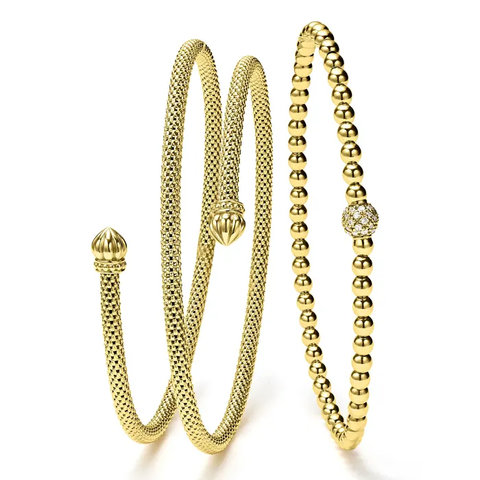 LAGOS PreStyled Sets Caviar Gold 18K Gold Caviar Beaded Bracelet Gift Set