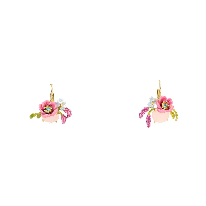 Les Nereides Earrings Les Nereides Symphonie Des Fleurs Sleeper Earrings