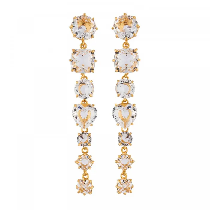 Les Nereides Les Nereides 7 Crystal Stones Earrings Earrings