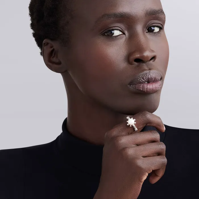 Luna Fleur Pearl Ring LAGOS Rings Luna Fleur Pearl Ring LAGOS Rings