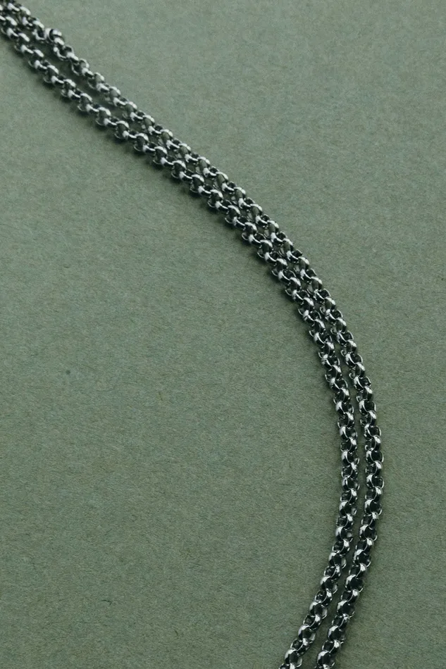 Necklaces Air Anchor Stainless Steel Adjustable Round Link Chain Necklace