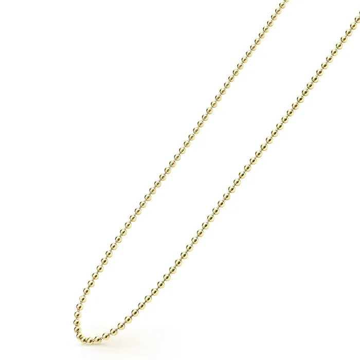 Necklaces Signature Caviar 18K Gold Beaded Toggle Necklace LAGOS Necklaces Signature Caviar 18K Gold Beaded Toggle Necklace LAGOS