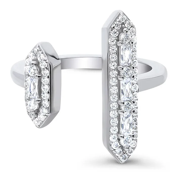 Rings BERRICLE Bar CZ Ring in Sterling Silver