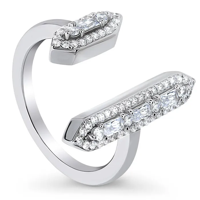 Rings BERRICLE Bar CZ Ring in Sterling Silver