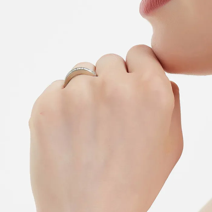 Rings BERRICLE Solitaire 3ct Cushion CZ Ring Set in Sterling Silver