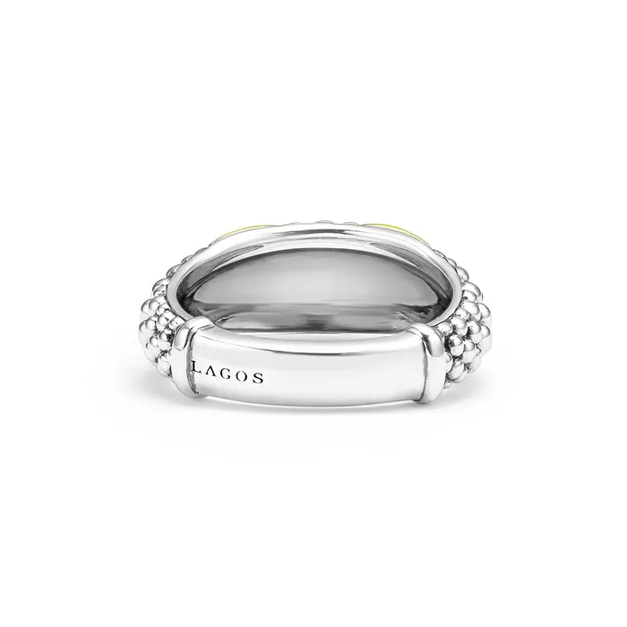 Rings LAGOS Embrace TwoTone X Caviar Ring Rings LAGOS Embrace TwoTone X Caviar Ring