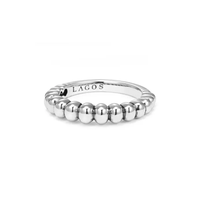 Rings Lagos Signature Caviar Fluted Stacking Ring Rings Lagos Signature Caviar Fluted Stacking Ring