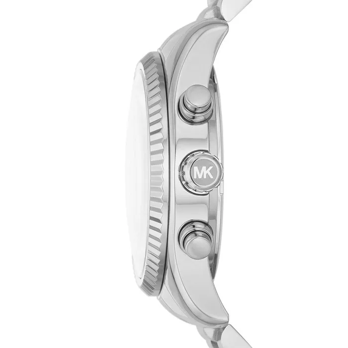 Rings Michael Kors Michael Kors Womens Lexington SilverTone Watch Rings Michael Kors Michael Kors Womens Lexington SilverTone Watch