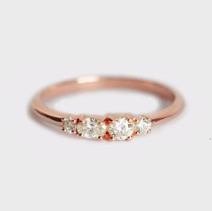 Rory Oval Diamond Cluster Ring Capucinne Rings