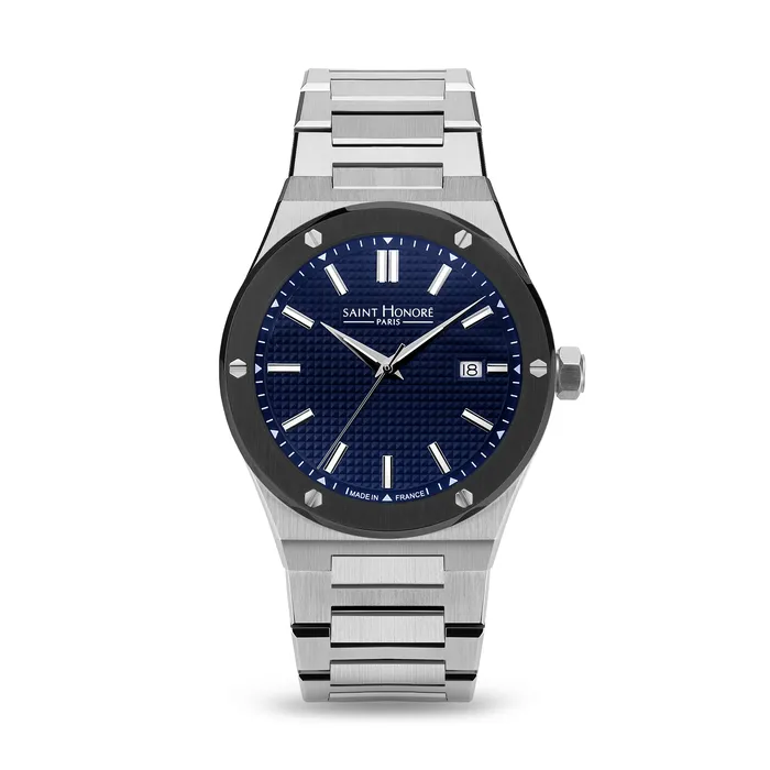 Saint Honore Haussman II Gents Blue Dial Stainless Steel Watch Saint Honore Watches Saint Honore Haussman II Gents Blue Dial Stainless Steel Watch Saint Honore Watches
