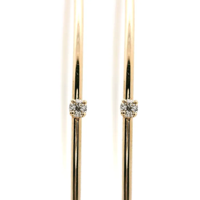 SARAH BRIGGS Earrings Newcastle Diamond Hoop SARAH BRIGGS Earrings Newcastle Diamond Hoop