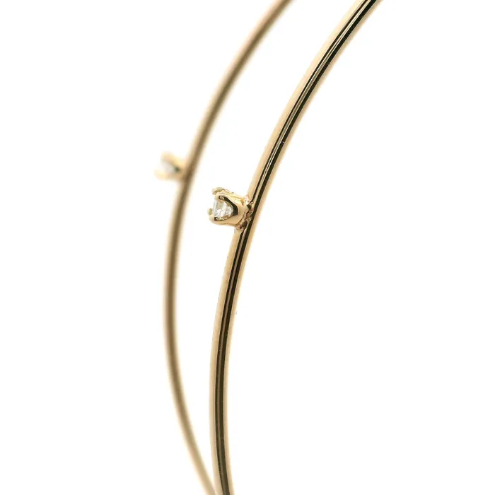 SARAH BRIGGS Earrings Newcastle Diamond Hoop SARAH BRIGGS Earrings Newcastle Diamond Hoop