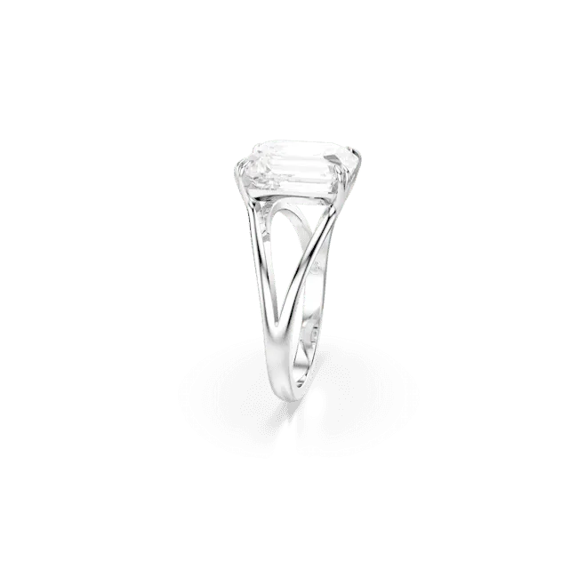 Swarovski Stilla Cocktail Ring Octagon cut White Rhodium plated Swarovski Rings
