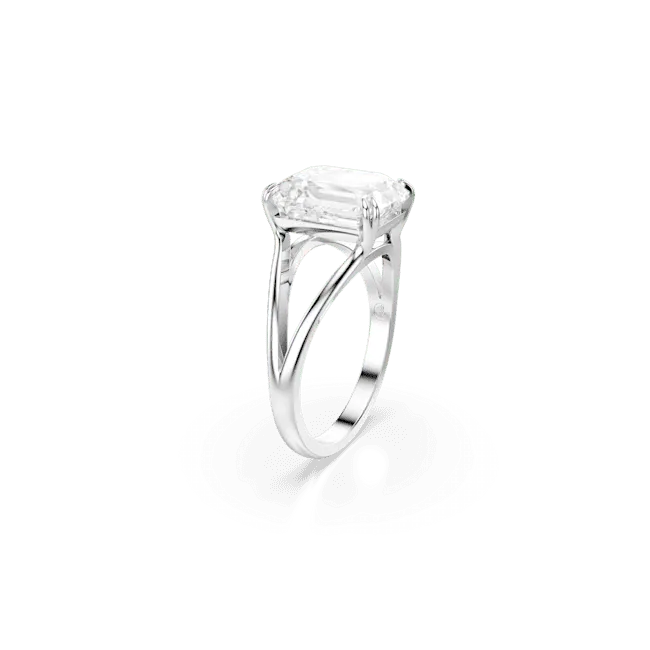Swarovski Stilla Cocktail Ring Octagon cut White Rhodium plated Swarovski Rings