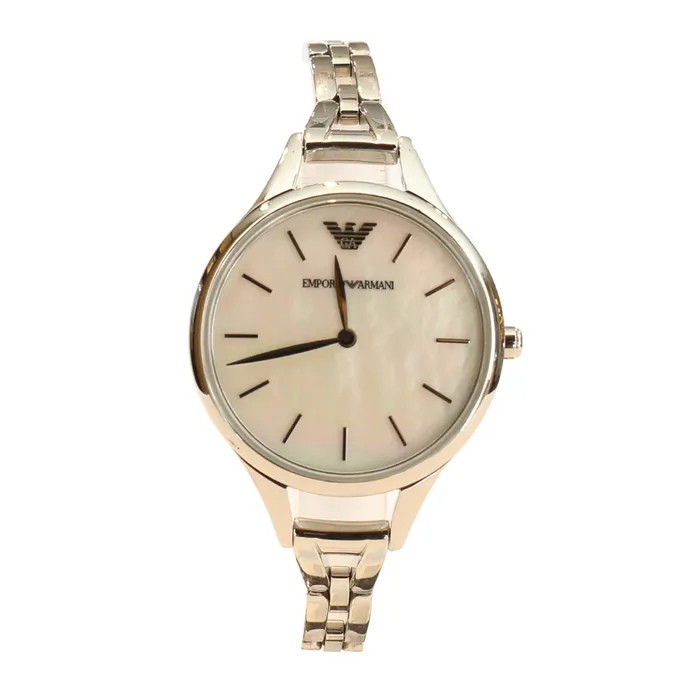 Watches Emporio Armani Emporio Armani Ladies Watch With White Mother Of Pearl Dial Watches Emporio Armani Emporio Armani Ladies Watch With White Mother Of Pearl Dial