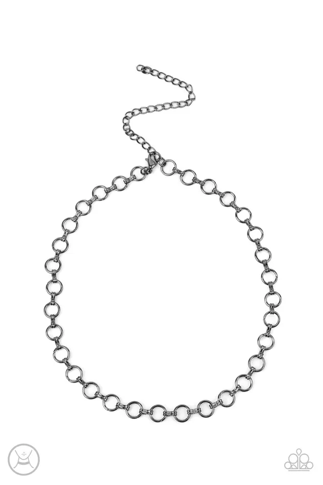 All Eyes On U Jewelry Paparazzi Accessories Insta Connection Black Paparazzi Necklace Necklaces