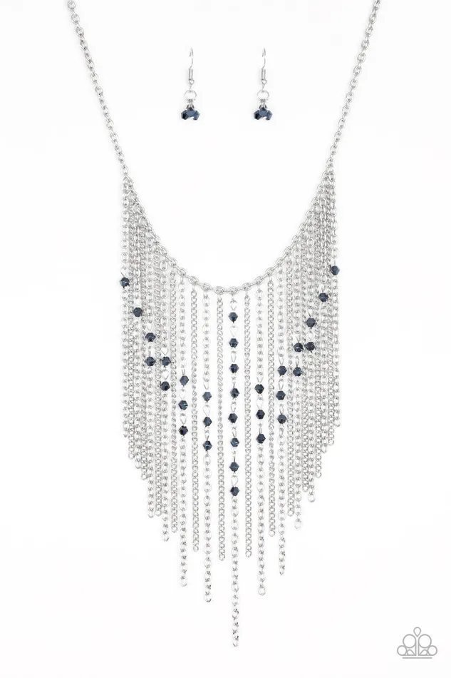 All Eyes On U Jewelry Paparazzi Accessories Necklaces First Class Fringe Blue Necklace Paparazzi All Eyes On U Jewelry Paparazzi Accessories Necklaces First Class Fringe Blue Necklace Paparazzi