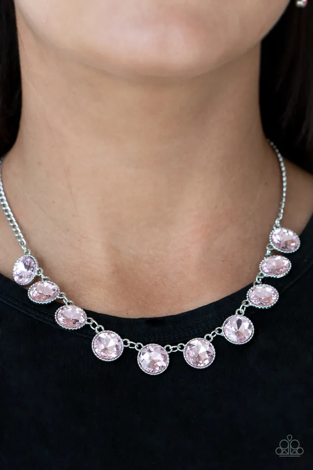 All Eyes On U Jewelry Paparazzi Accessories Necklaces Mystical Majesty Pink Paparazzi Necklace