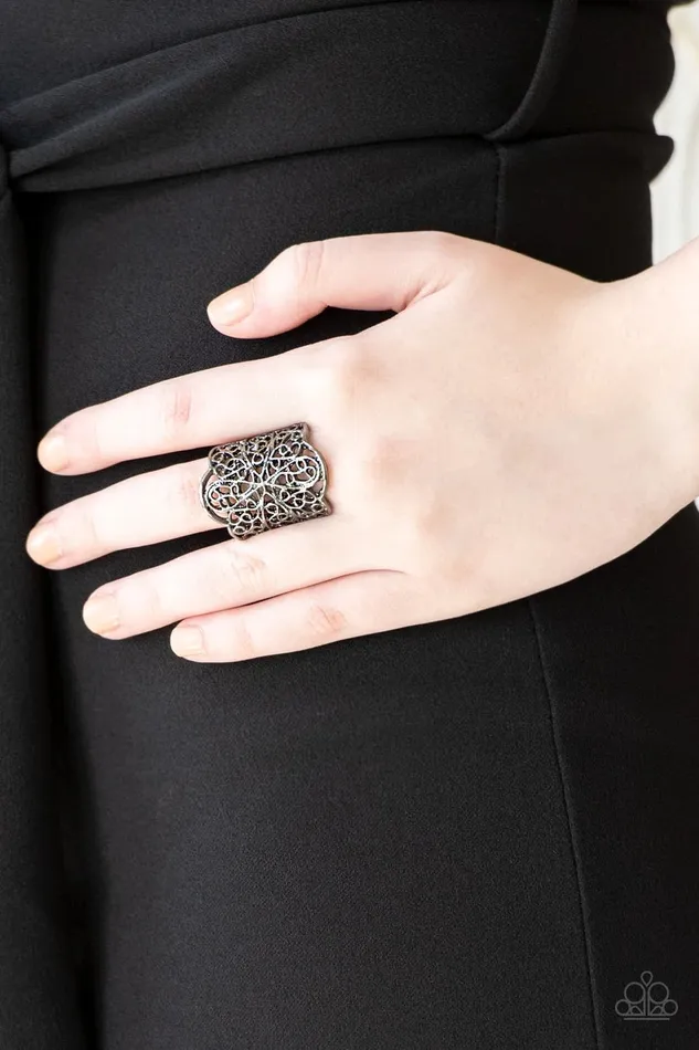 All Eyes On U Jewelry Paparazzi Accessories Rings The Way You Make Me Frill Black Paparazzi Ring All Eyes On U Jewelry Paparazzi Accessories Rings The Way You Make Me Frill Black Paparazzi Ring