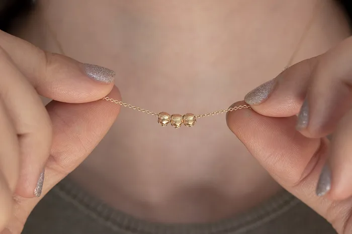 ARTEMER Necklaces Gold Skull Necklace