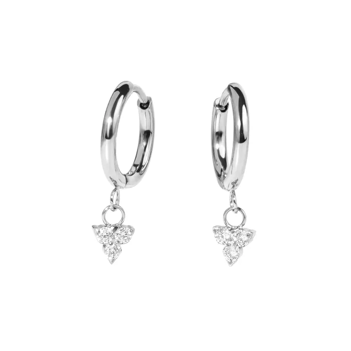 Atlas Huggie Earrings miabijoux Earrings