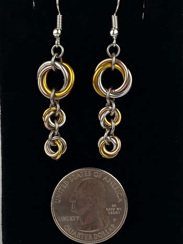 Captive Collars Earrings Earrings Gold Rose Gold Silver