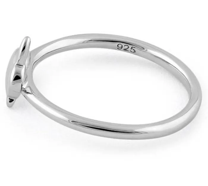 Captive Collars Rings Bunny Sterling Silver Ring 925 Captive Collars Rings Bunny Sterling Silver Ring 925