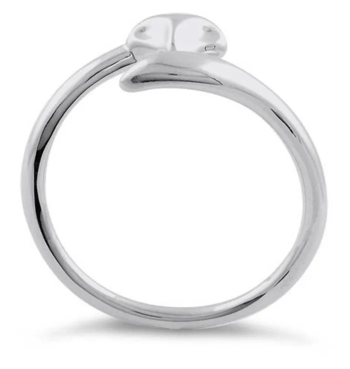 Captive Collars Rings Fox and tail 925 Sterling Silver Ring
