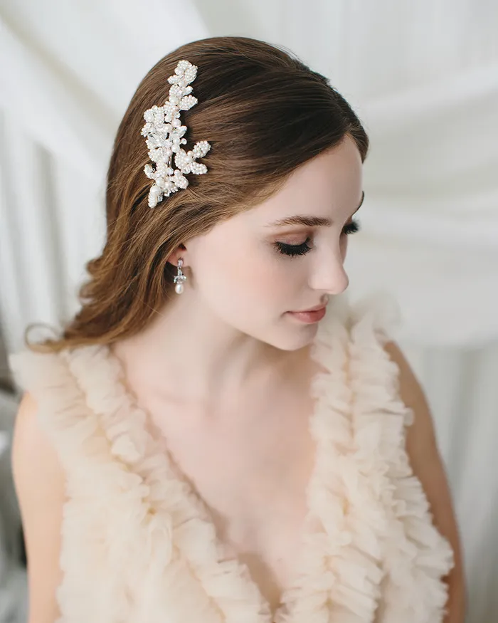 Dareth Colburn Earrings Madelyn Pearl Clip