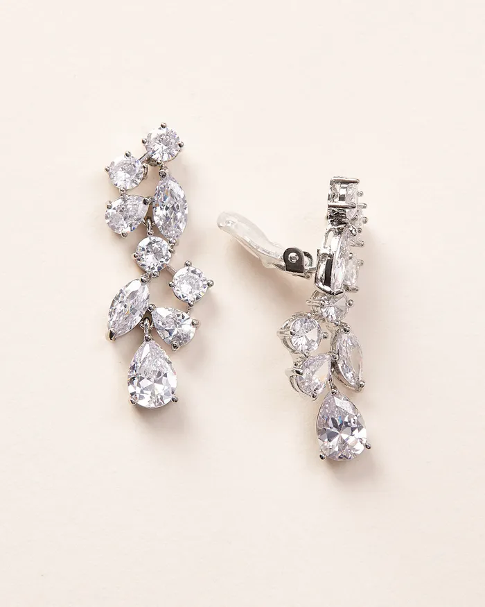  Dareth Colburn Earrings Scattered Vine CZ Earrings