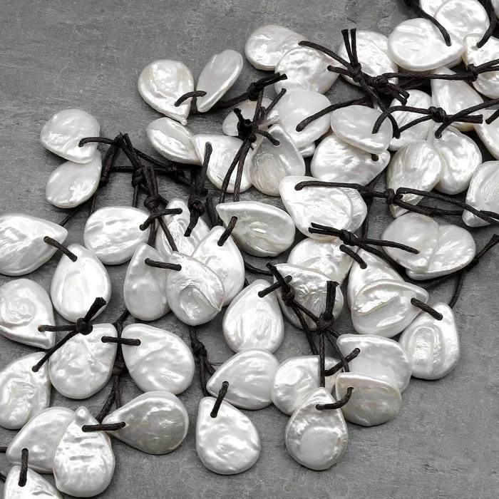 Earrings Intrinsic Trading White Teardrop Pearl Earrings Genuine Natural Freshwater Pearl Matched Gemstone Pair