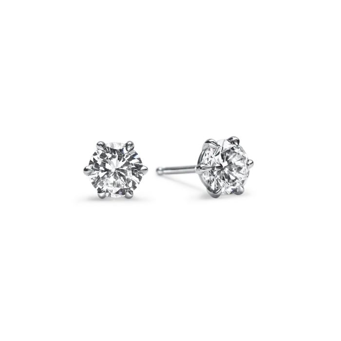 ILA Earrings ILA Round 6 Prong Stud