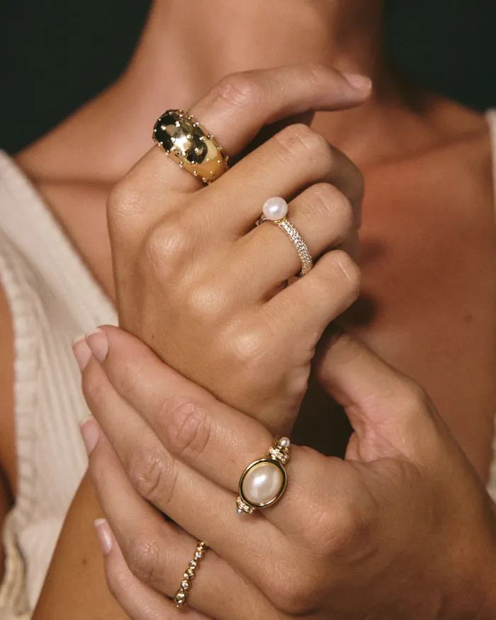 Luv Aj Rings The Pearl Statement Ring Luv Aj Rings The Pearl Statement Ring