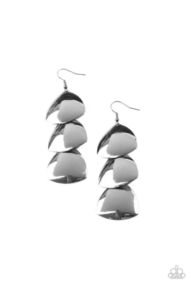 Modishly Metallic Black Paparazzi Earrings All Eyes On U Jewelry Paparazzi Accessories Earrings Modishly Metallic Black Paparazzi Earrings All Eyes On U Jewelry Paparazzi Accessories Earrings