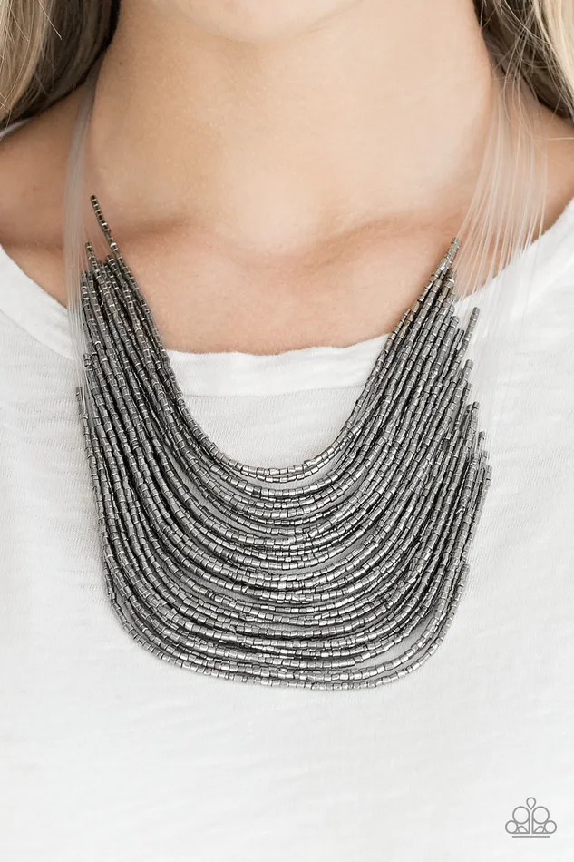 Necklaces All Eyes On U Jewelry Paparazzi Accessories Catwalk Queen Silver Paparazzi Necklace Necklaces All Eyes On U Jewelry Paparazzi Accessories Catwalk Queen Silver Paparazzi Necklace