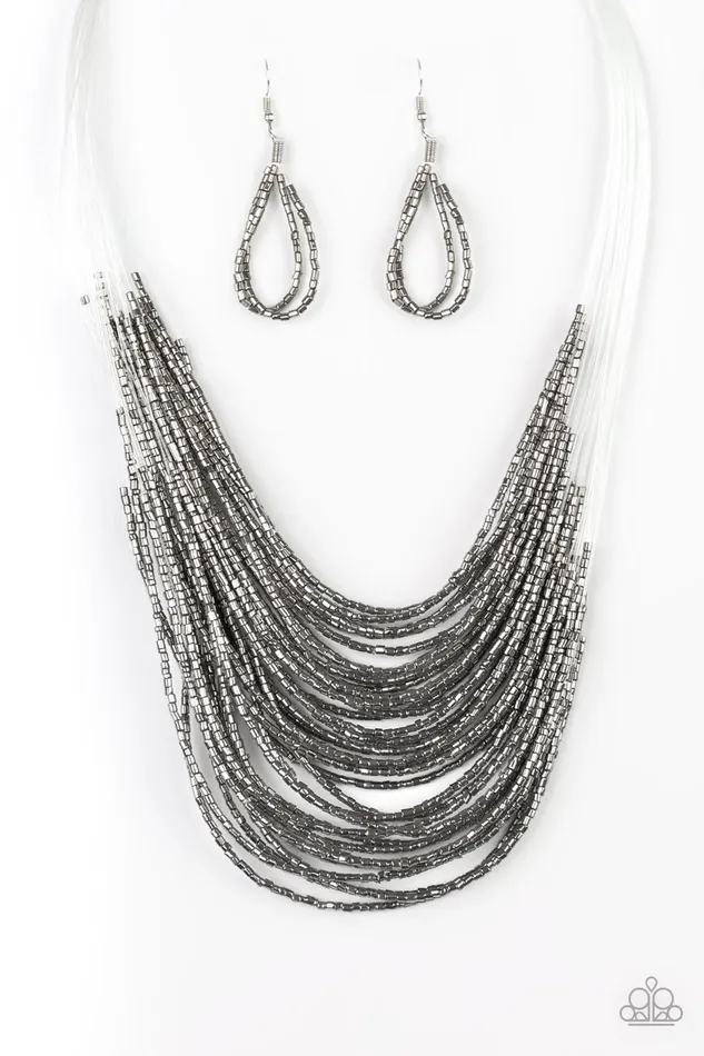 Necklaces All Eyes On U Jewelry Paparazzi Accessories Catwalk Queen Silver Paparazzi Necklace Necklaces All Eyes On U Jewelry Paparazzi Accessories Catwalk Queen Silver Paparazzi Necklace