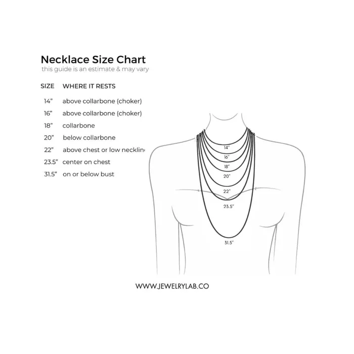 Necklaces JewelryLab SAGGA NECKLACE 925 STERLING SILVER