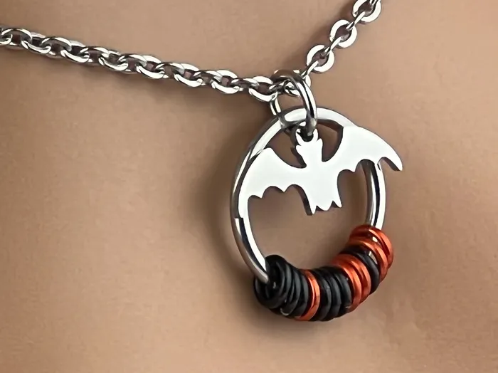 O Ring Bat Morse Code Captive Collars Rings O Ring Bat Morse Code Captive Collars Rings