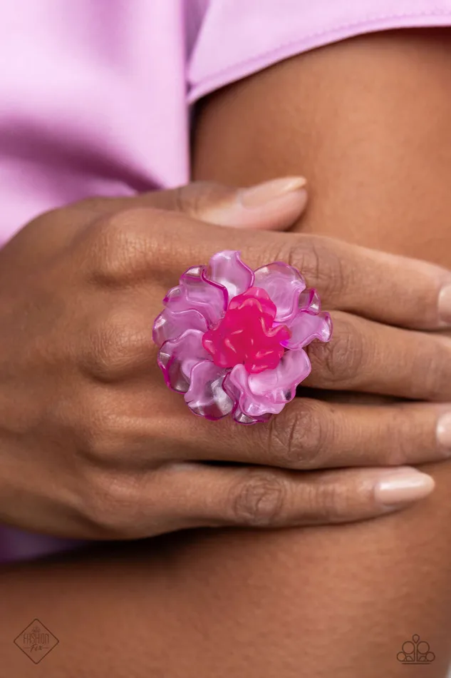 Rings Lush Lotus Pink Paparazzi Ring All Eyes On U Jewelry Paparazzi Accessories