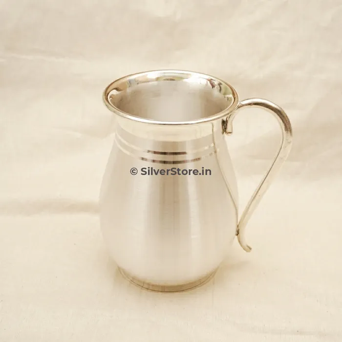 silversrorein Rings Pure Silver Jug with Lid 990 BIS Hallmarked silversrorein Rings Pure Silver Jug with Lid 990 BIS Hallmarked