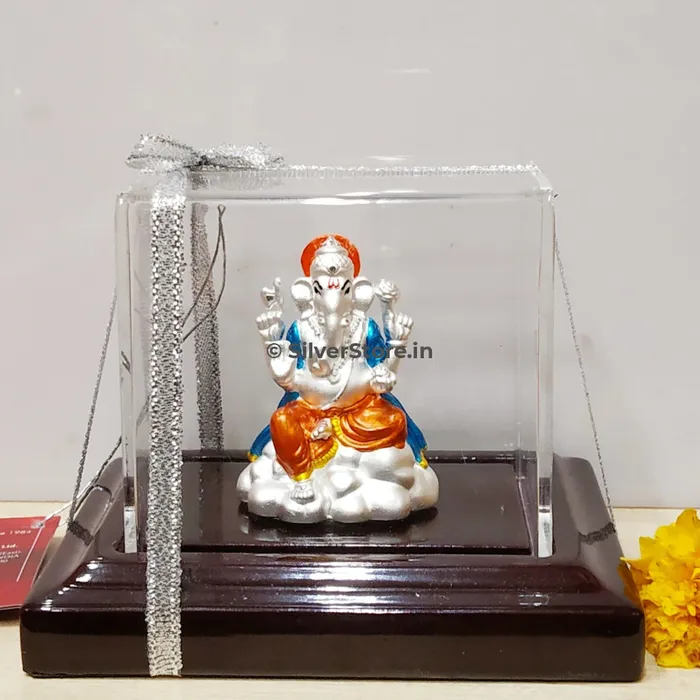 silversrorein Rings Silver Ganesh Idol GA1
