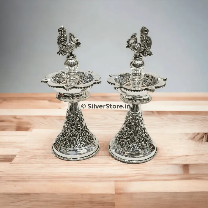 SilverStorein Rings Silver Diya Samay Diya 925 silver 9 size