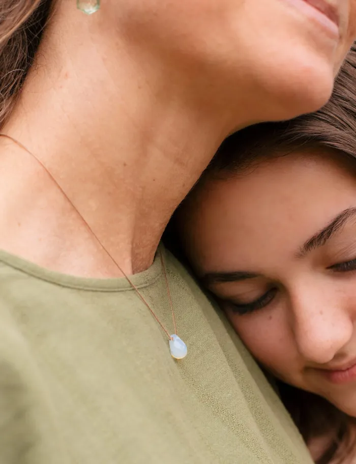 SoulKu Necklaces Opaline Crystal Soul Shine Necklace for Motherhood