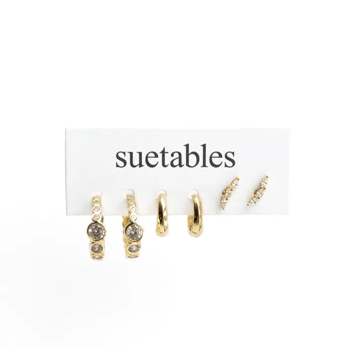 Suetables Earrings Essential Sparkly Earring Set