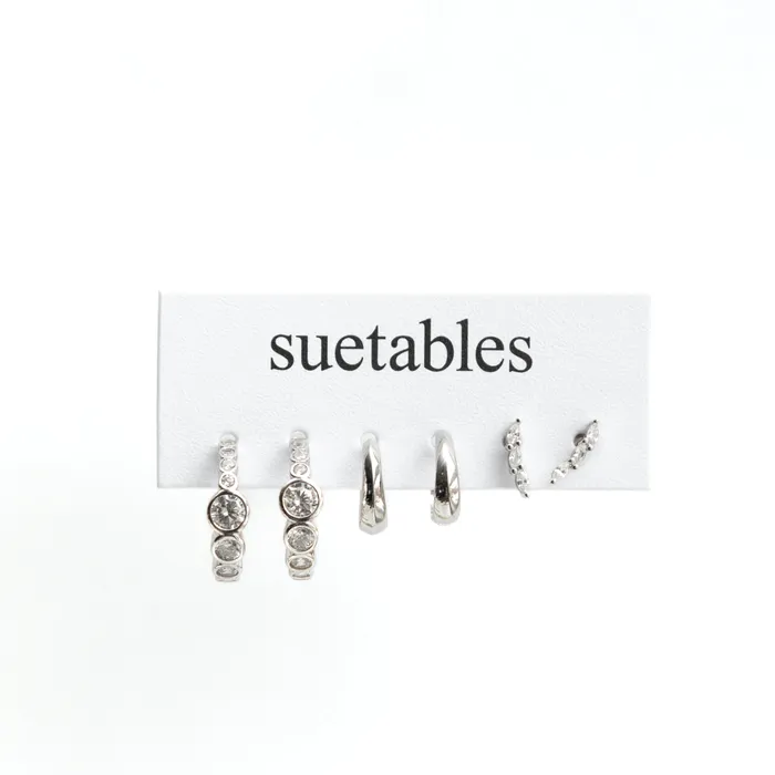 Suetables Earrings Essential Sparkly Earring Set