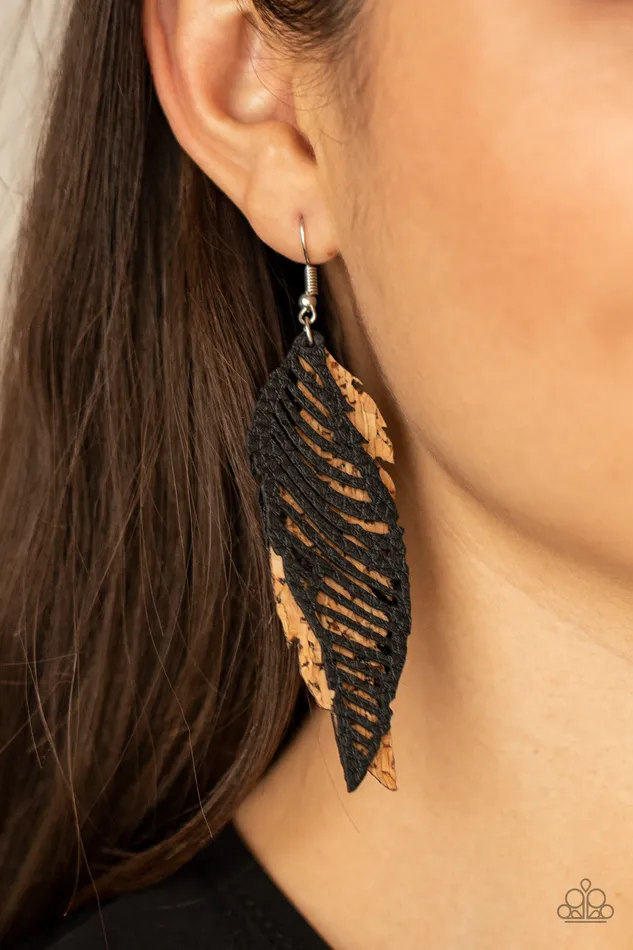 WINGING Off The Hook Black Paparazzi Earrings All Eyes On U Jewelry Paparazzi Accessories Earrings