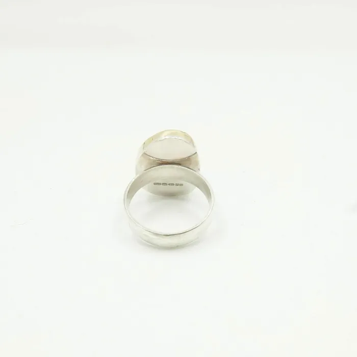 aliceeden Jade Rose Cut Gemstone Ring set in 9ct Gold Silver ABUNDANCE Rings