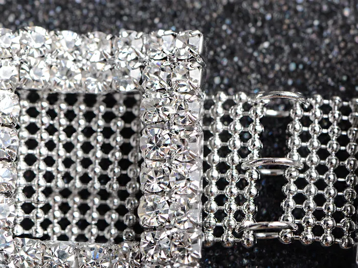 Alilang Bracelets Iridescent Colored Belt Buckle Cuff Bracelet Alilang Bracelets Iridescent Colored Belt Buckle Cuff Bracelet