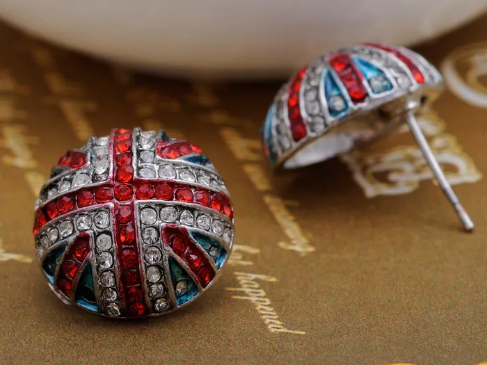 Alilang Earrings Bowl Shaped Multicolour Earrings Alilang Earrings Bowl Shaped Multicolour Earrings