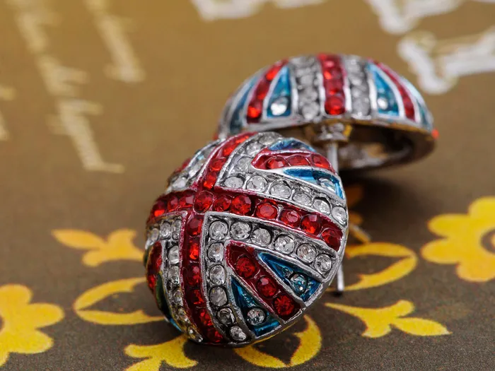 Alilang Earrings Bowl Shaped Multicolour Earrings Alilang Earrings Bowl Shaped Multicolour Earrings